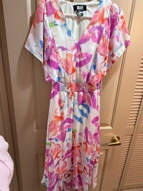 DKNY colorful dress